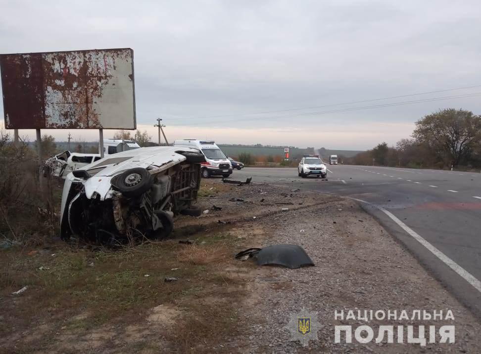 Фото Полиции Одессы с места ДТП 